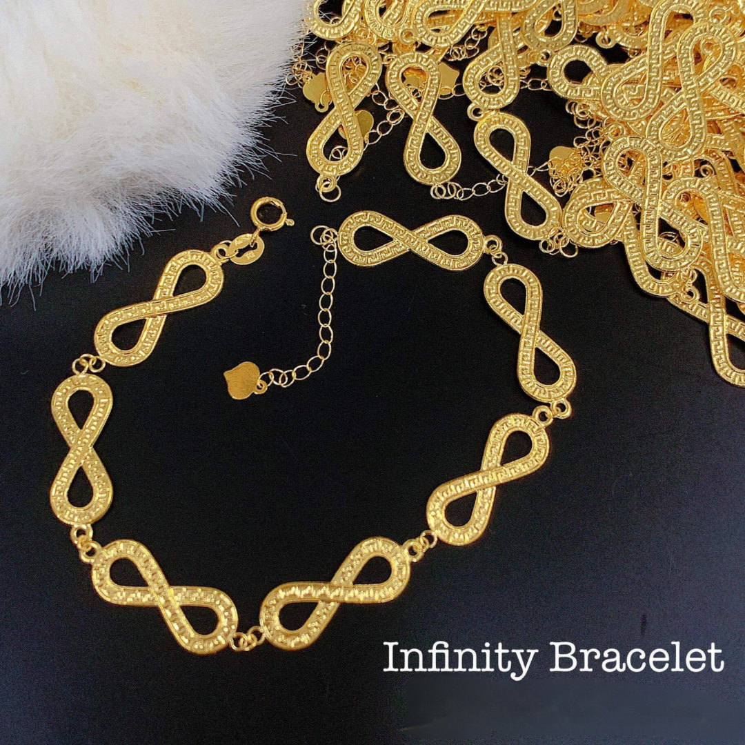 Infinity Bracelet 18k Saudi Gold