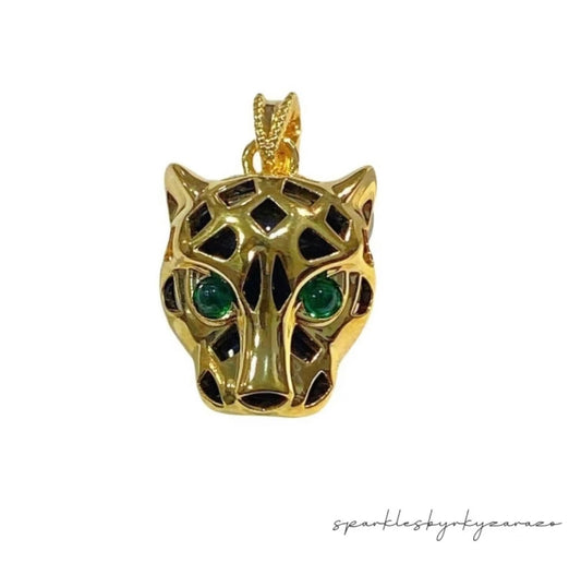 Panther Pendant Ampaw 18k Saudi Gold