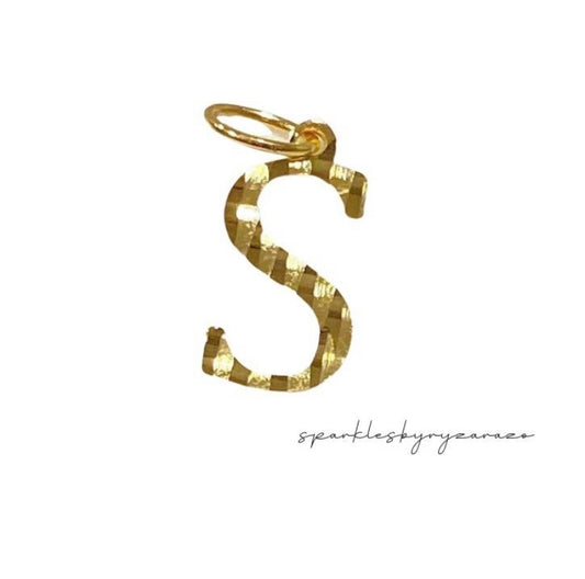 Diacut Letter S Pendant