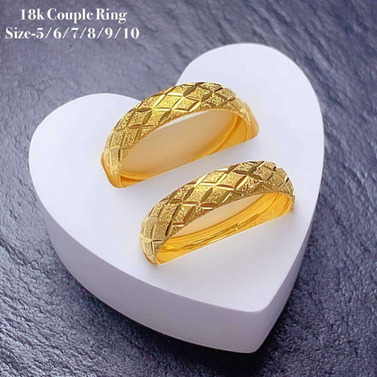 #8 Couple Ring 18k Saudi Gold