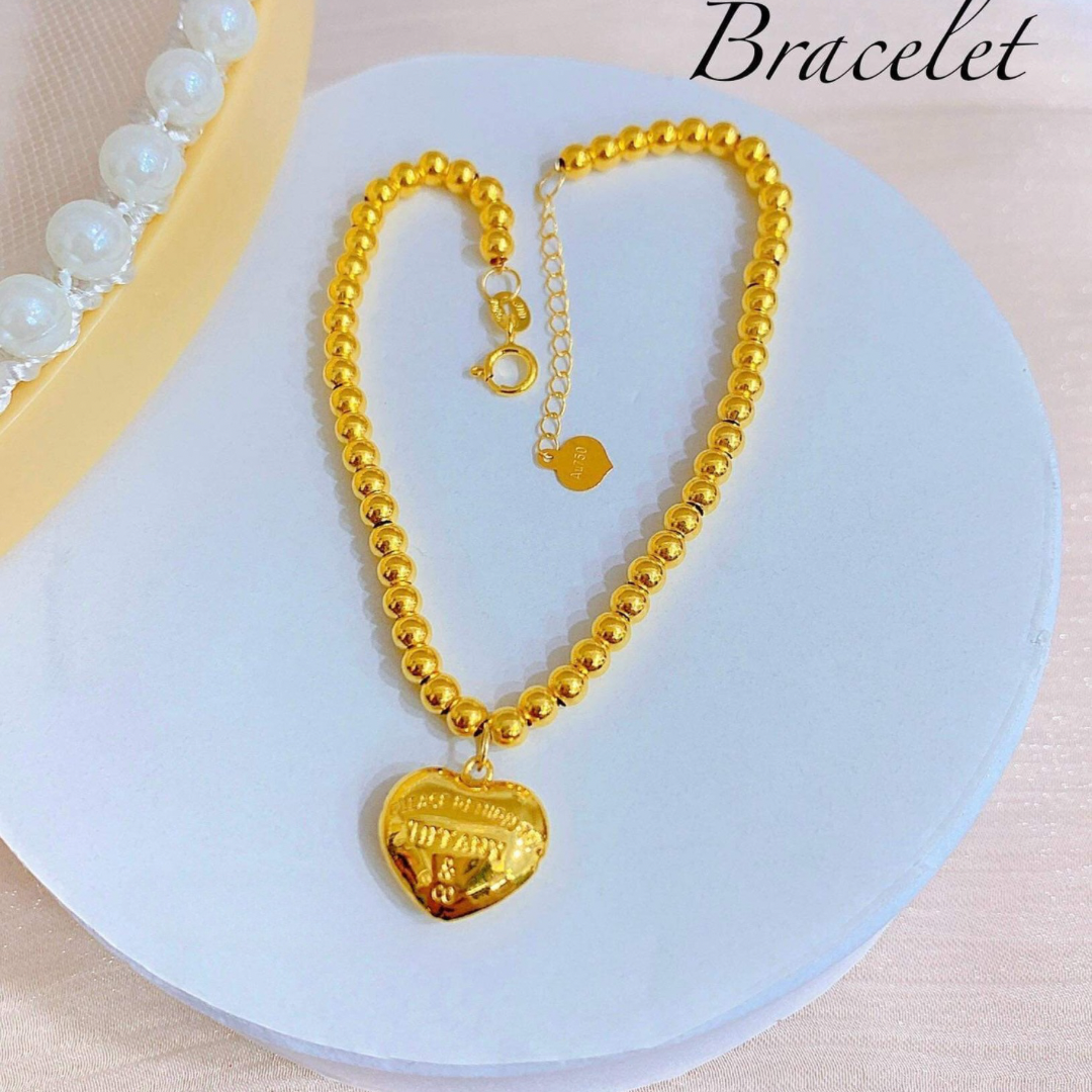 Gold Tiffany Bubble Bracelet 18k Saudi Gold