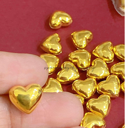 Ivana Heart Pendant Ampaw 18k Saudi Gold