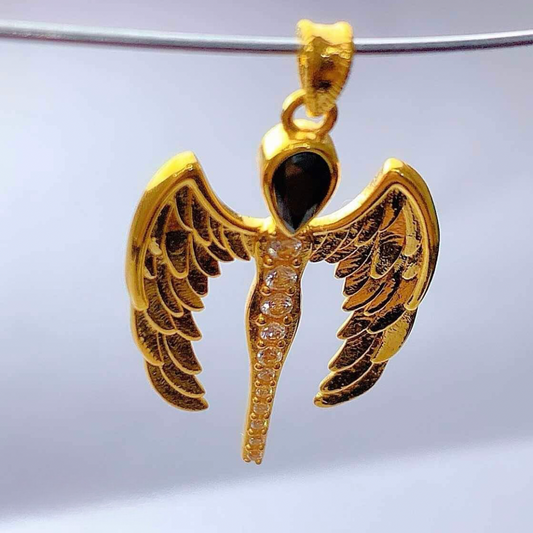 Angel Pendant Ampaw 18k Saudi Gold