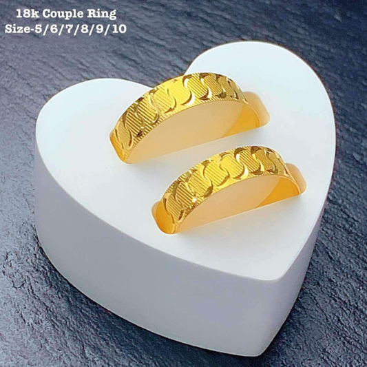 #11 Couple Ring 18k Saudi Gold