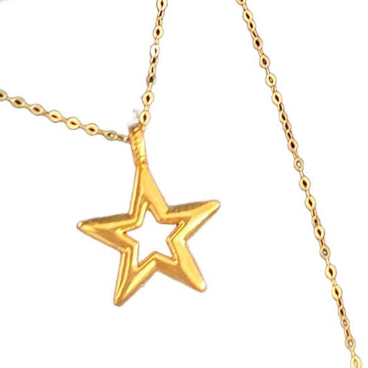 18k Saudi Gold Star Set Sparkles.ph Exclusive Design with Chain Pawnable