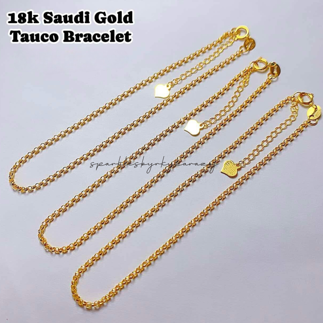 Tauco Bracelet 18k Saudi Gold