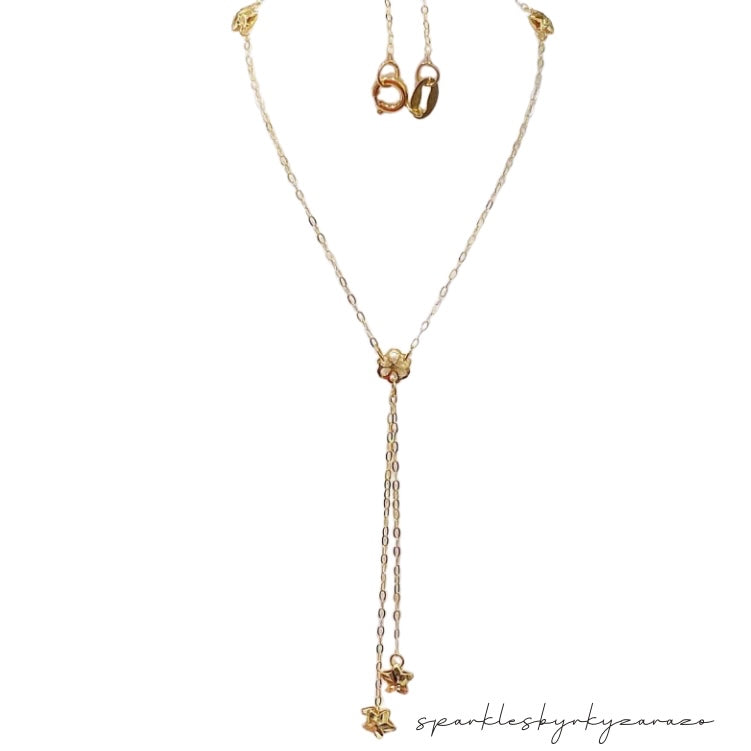 Falling Star style necklace 18k Gold