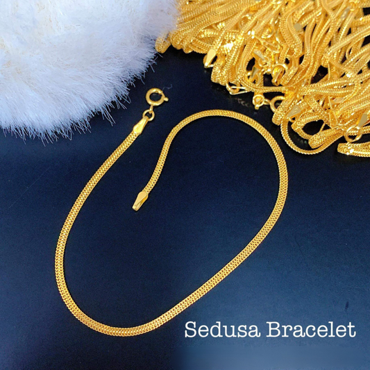 Sedusa Bracelet Solid 18k Saudi Gold
