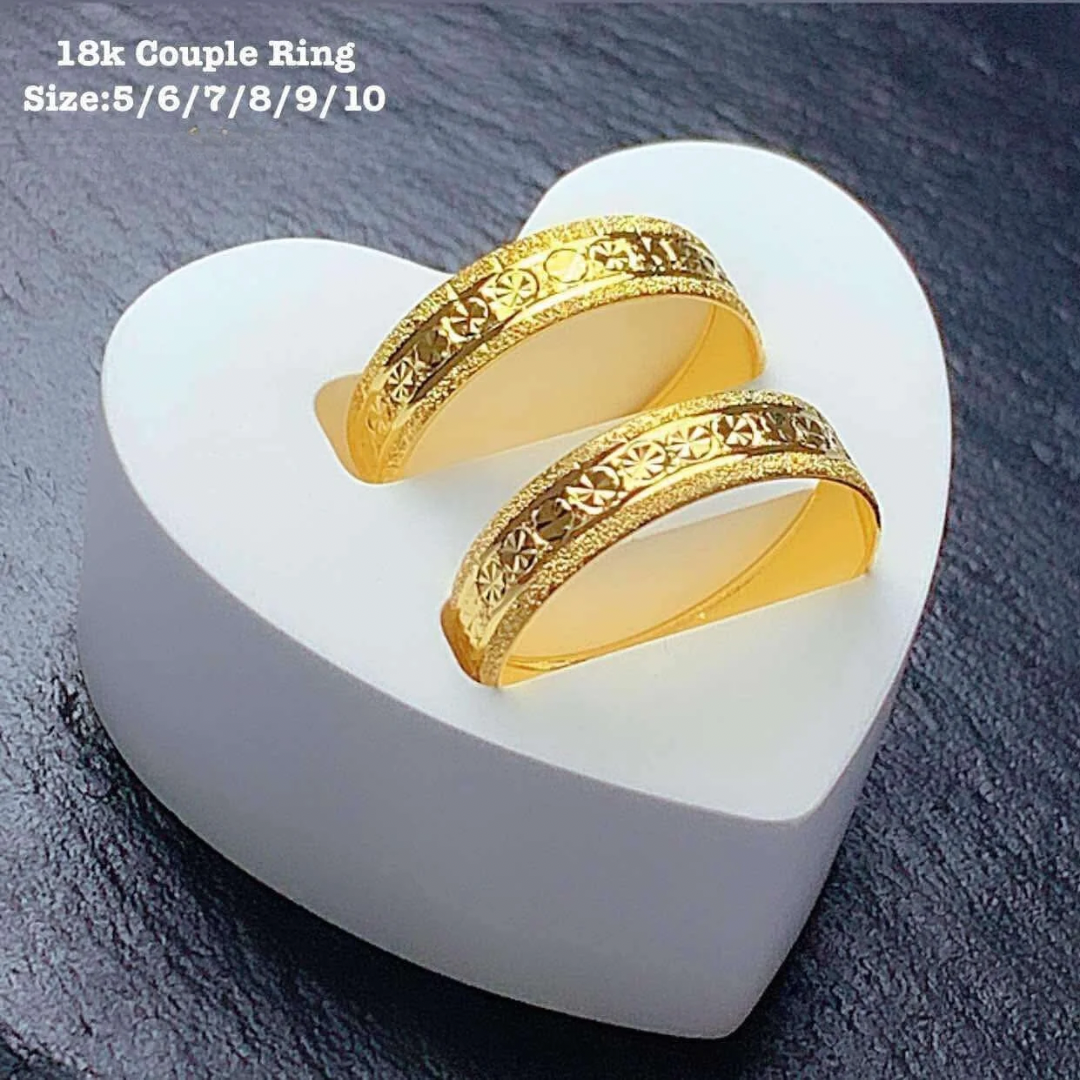 #5 Couple Ring 18k Saudi Gold