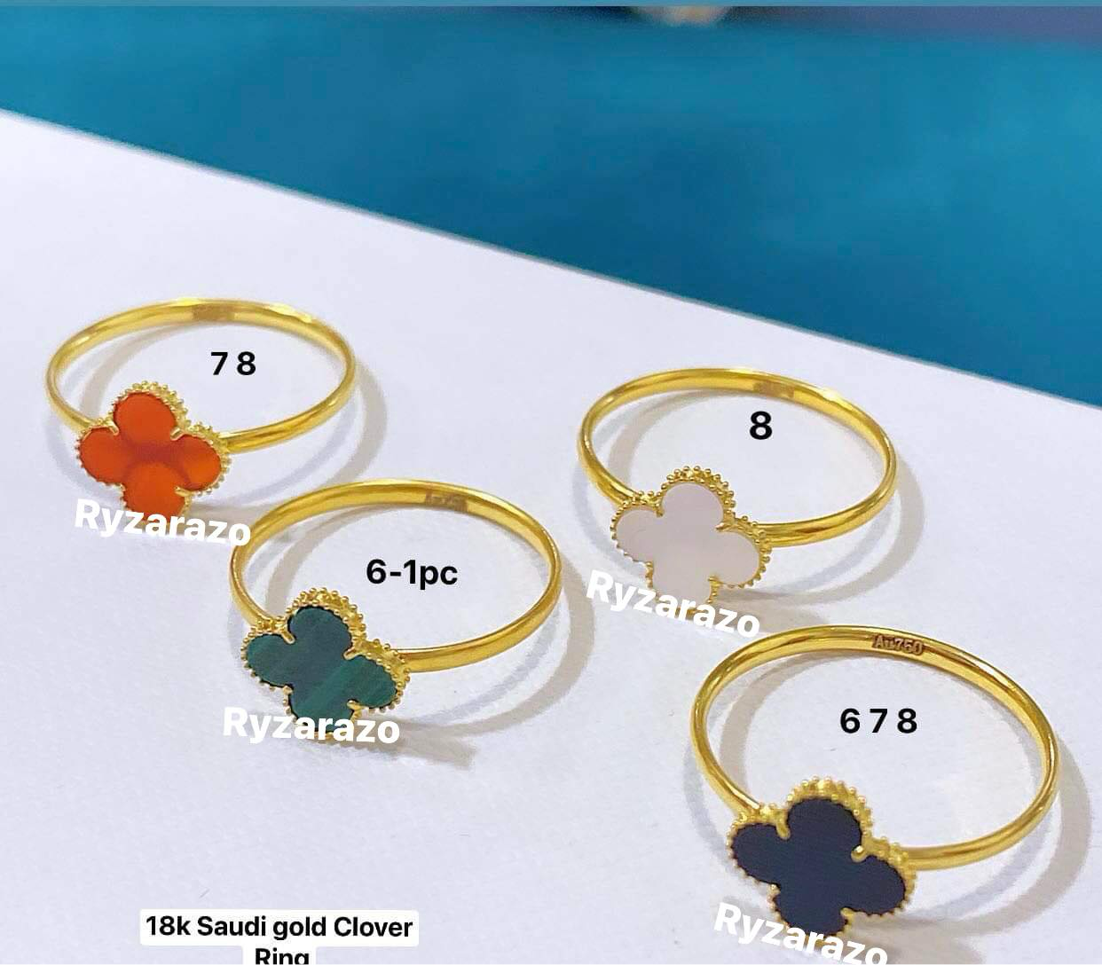 Clover 18k Ring