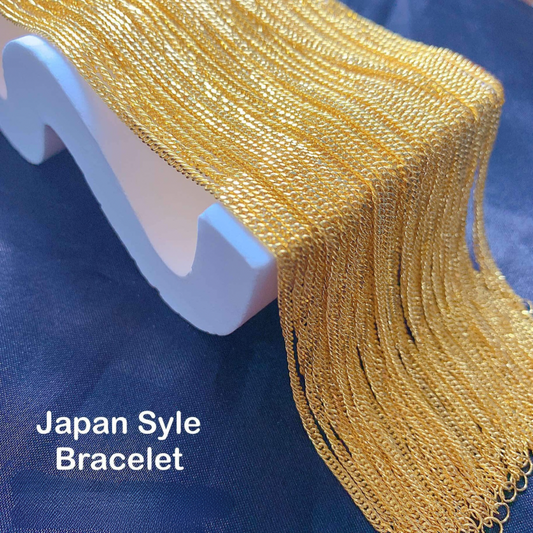 #12 Japan Style Bracelet 18k Saudi Gold