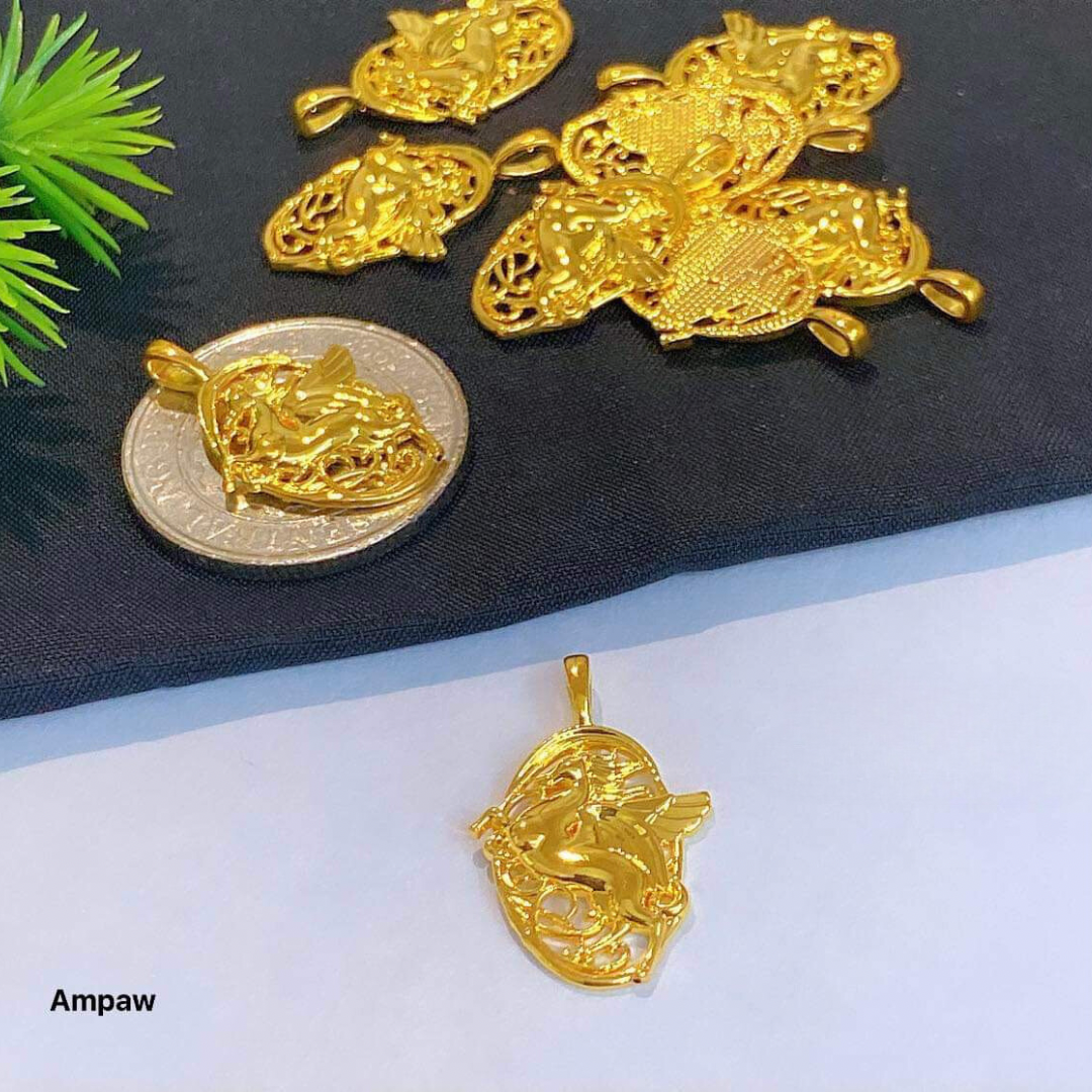 Horse Pendant Ampaw 18k Saudi Gold – Sparkles PH