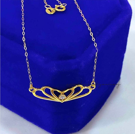 Crown Necklace 18k Saudi Gold Pawnable