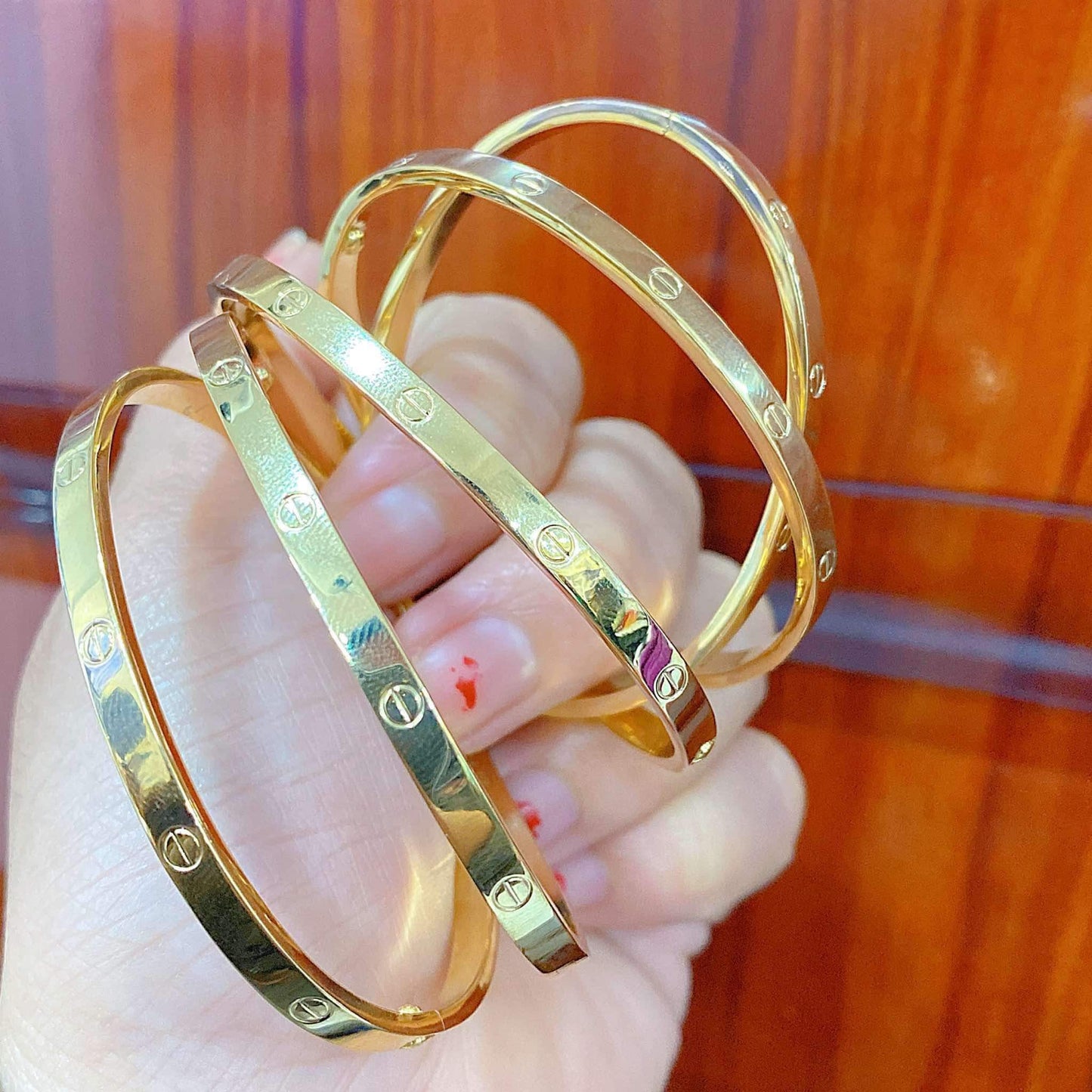 Cartier Bangle Solid 18k Saudi Gold