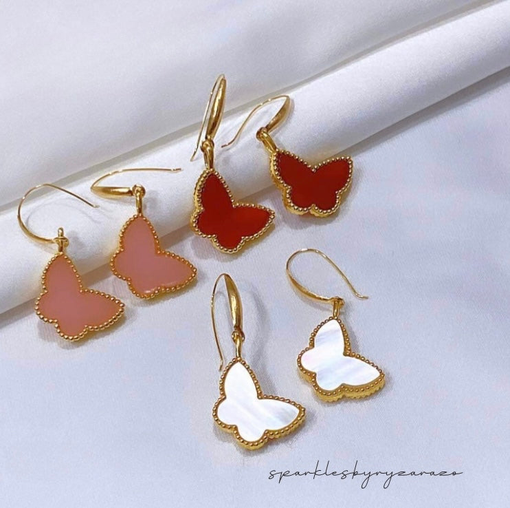 Ampaw butterfly Earrings 18k Gold