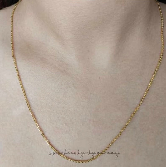 Lv.4 Tauco Chain 18k Saudi Gold