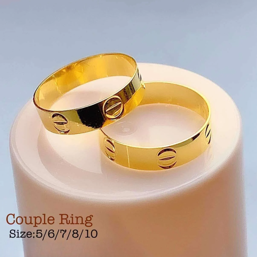 #6 Couple Ring 18k Saudi Gold