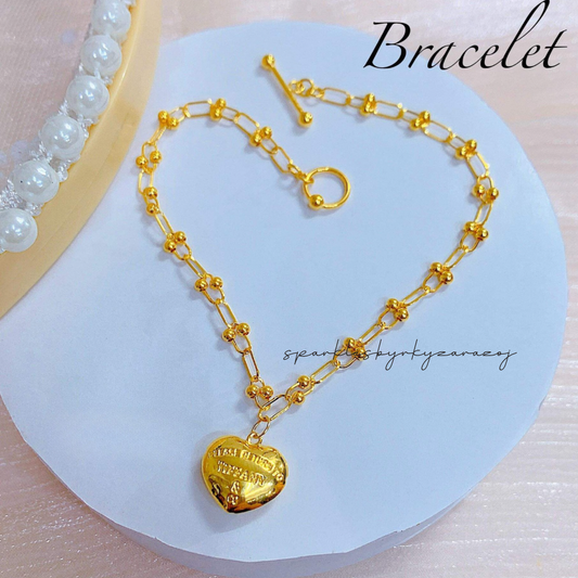 Hardware Tiffany Bracelet Solid 18k Saudi Gold