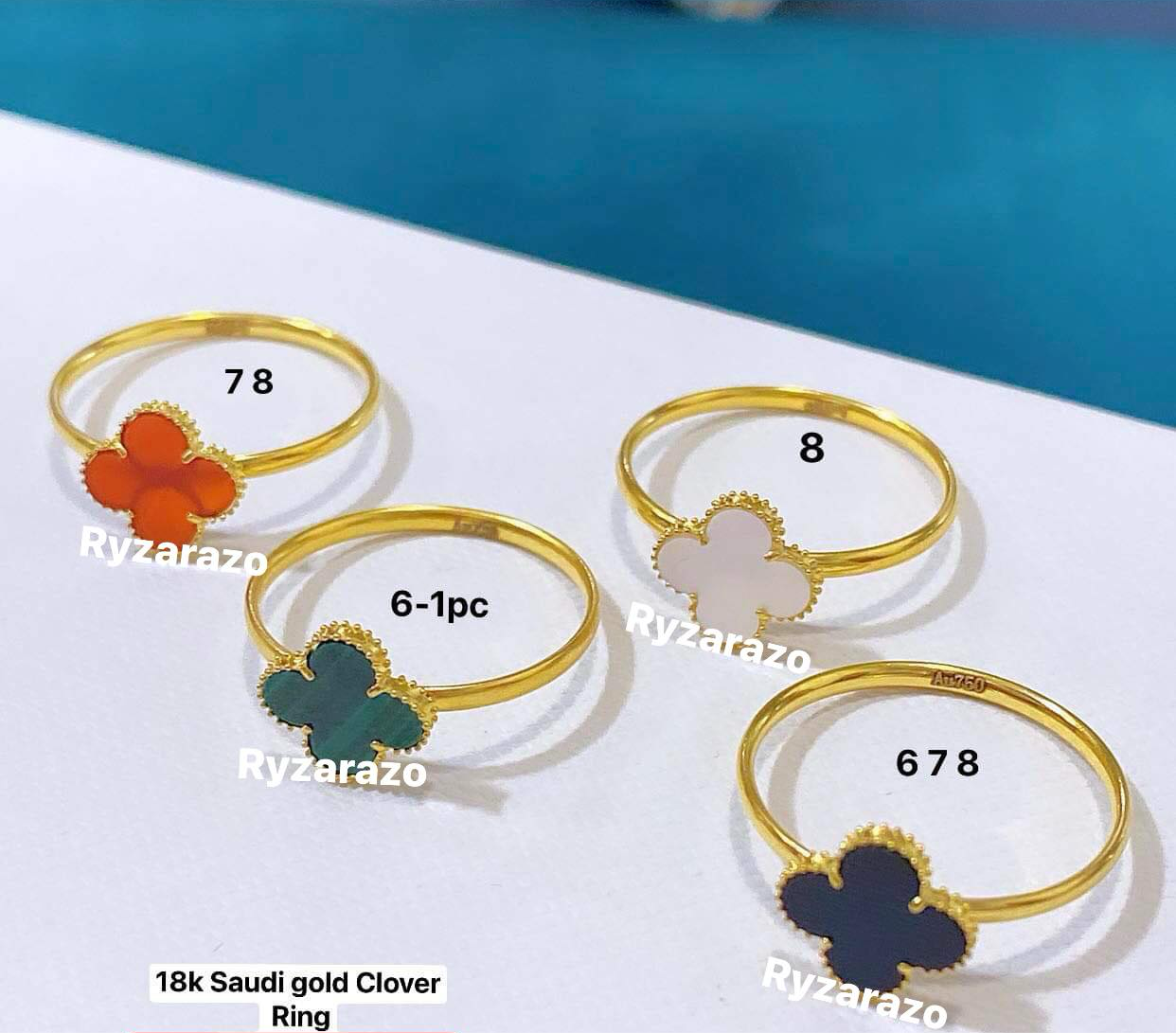 Clover 18k Ring