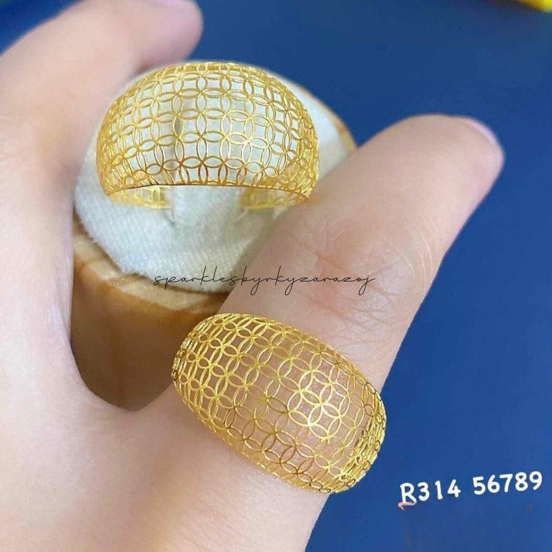 #2 Money Catcher Ring 18k Saudi Gold