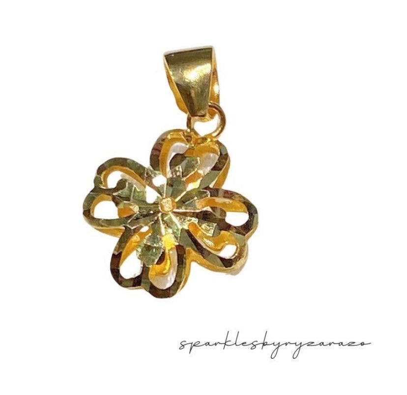 Plumeria Style Pendant