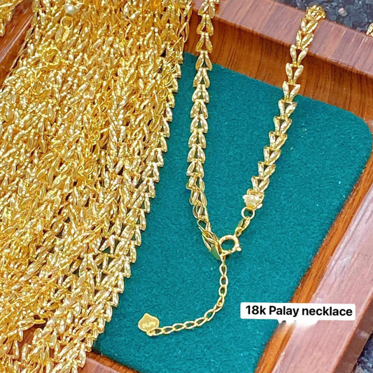 Palay Chain Solid 18kSaudi Gold