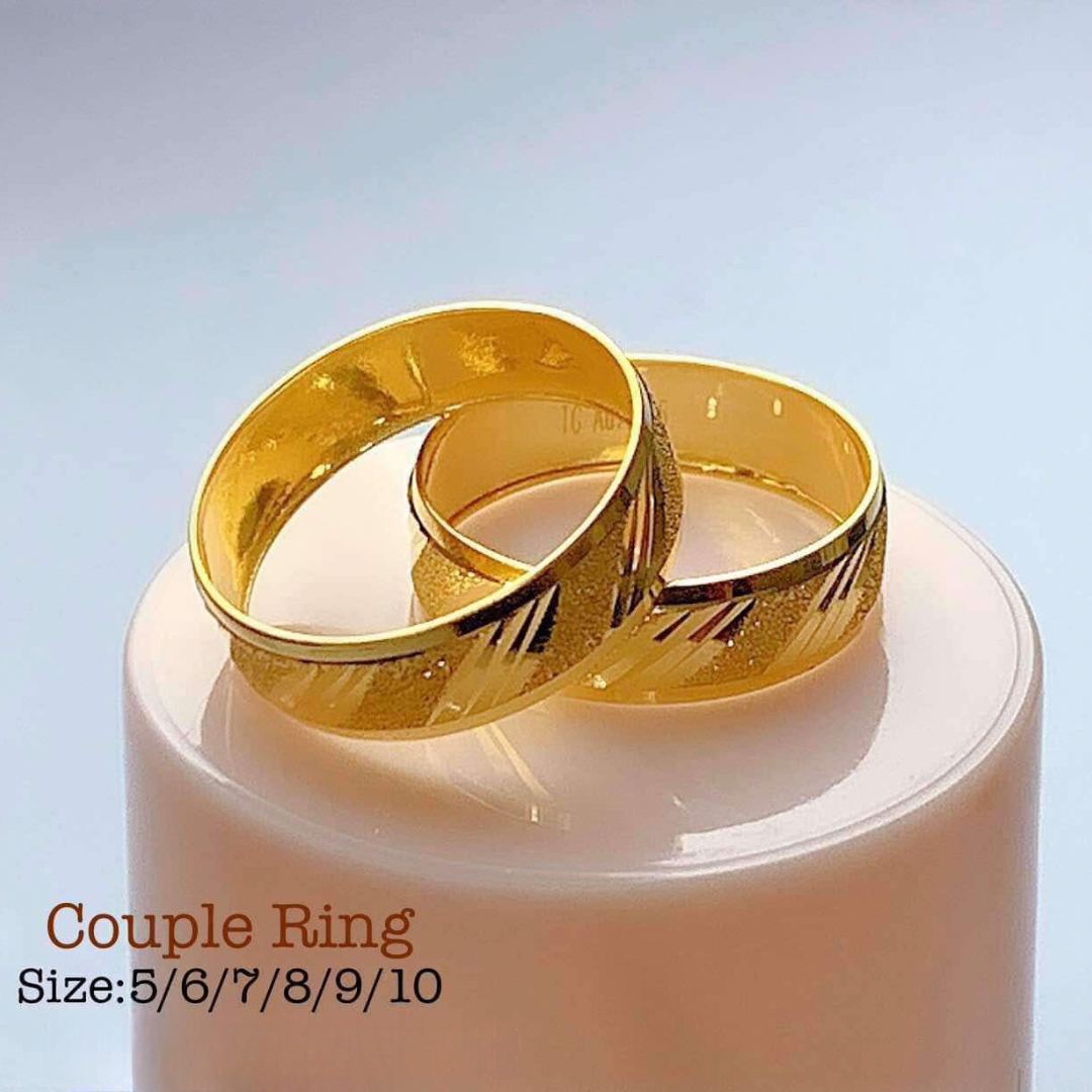 #1 Couple Ring 18k Saudi Gold