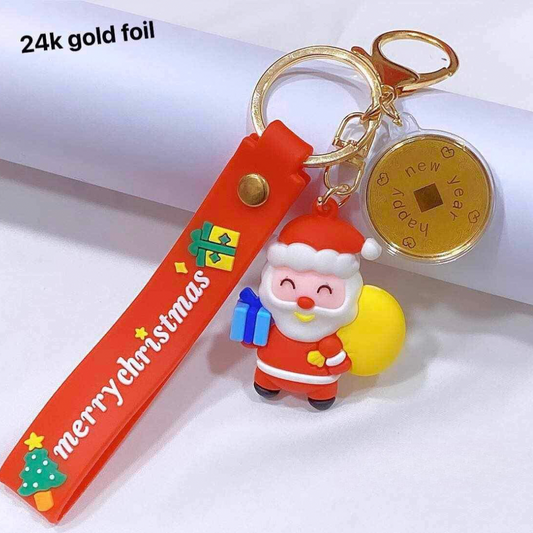 Santa Clause Lucky Charm 24k Gold