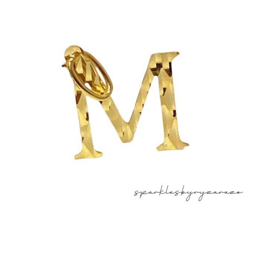 Diacut Letter M pendant