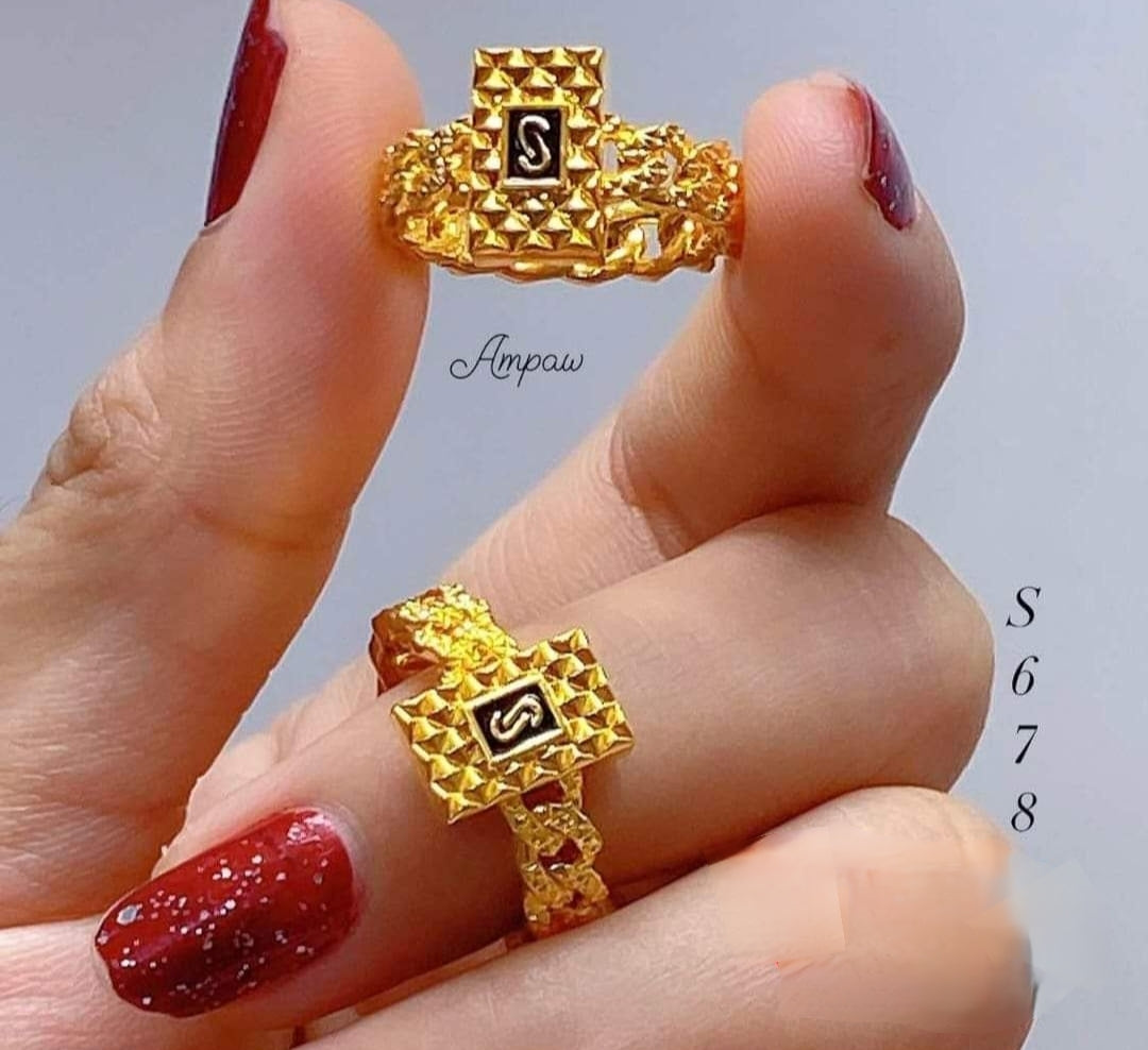 18k Diasquare Ampaw Rope Ring