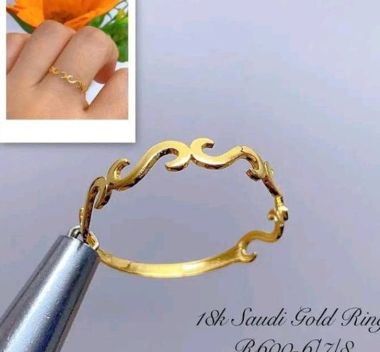 Solid S Style Ring