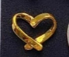 Boarder Heart Ampaw Pendant