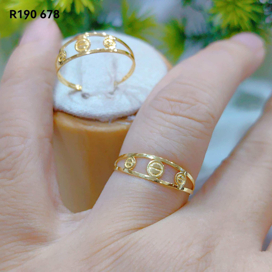 Cartier Ring Solid 18k Saudi Gold