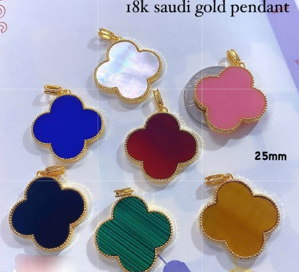 Vca 25mm clover flower Pendant