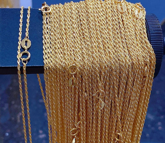 18k Rope chain 24 inches