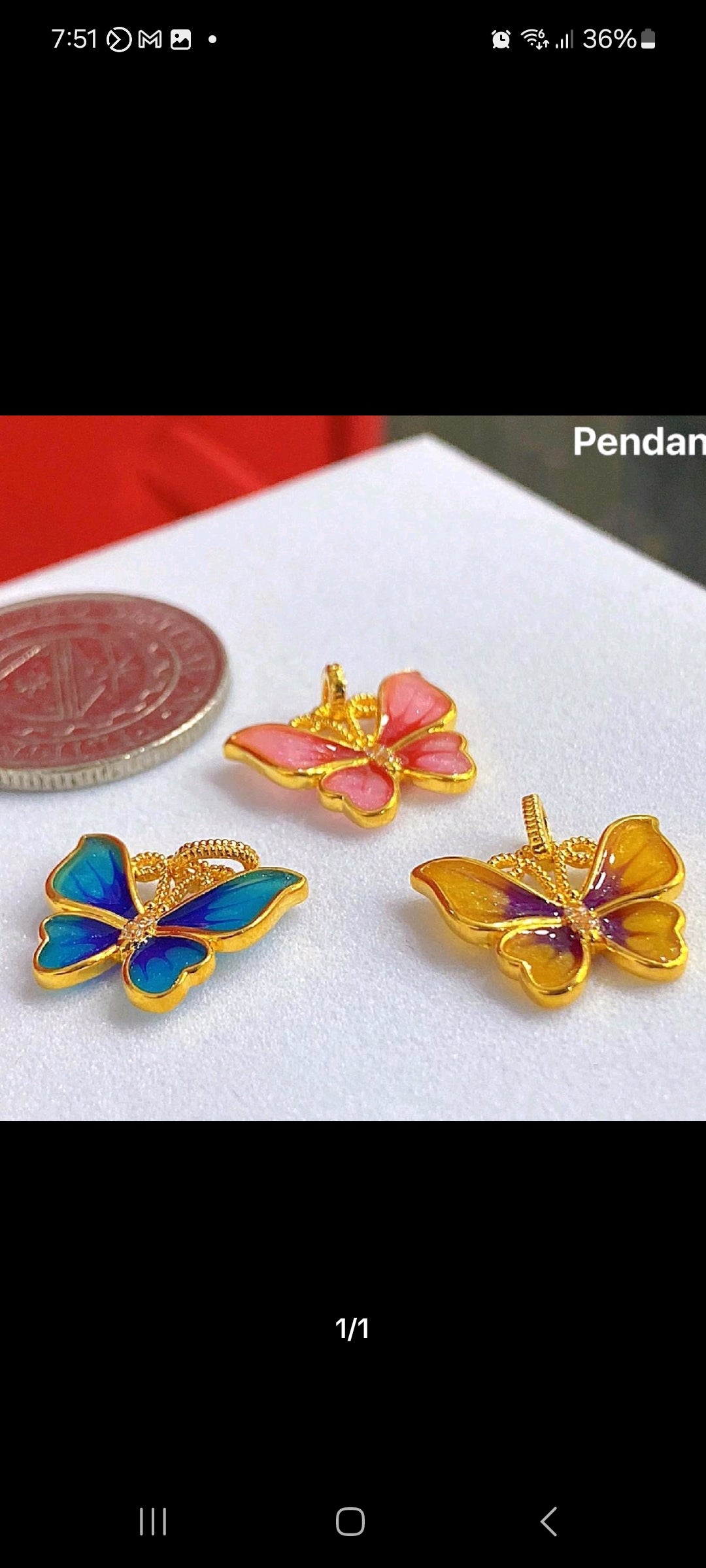 Fairystyle Butterfly Pendant